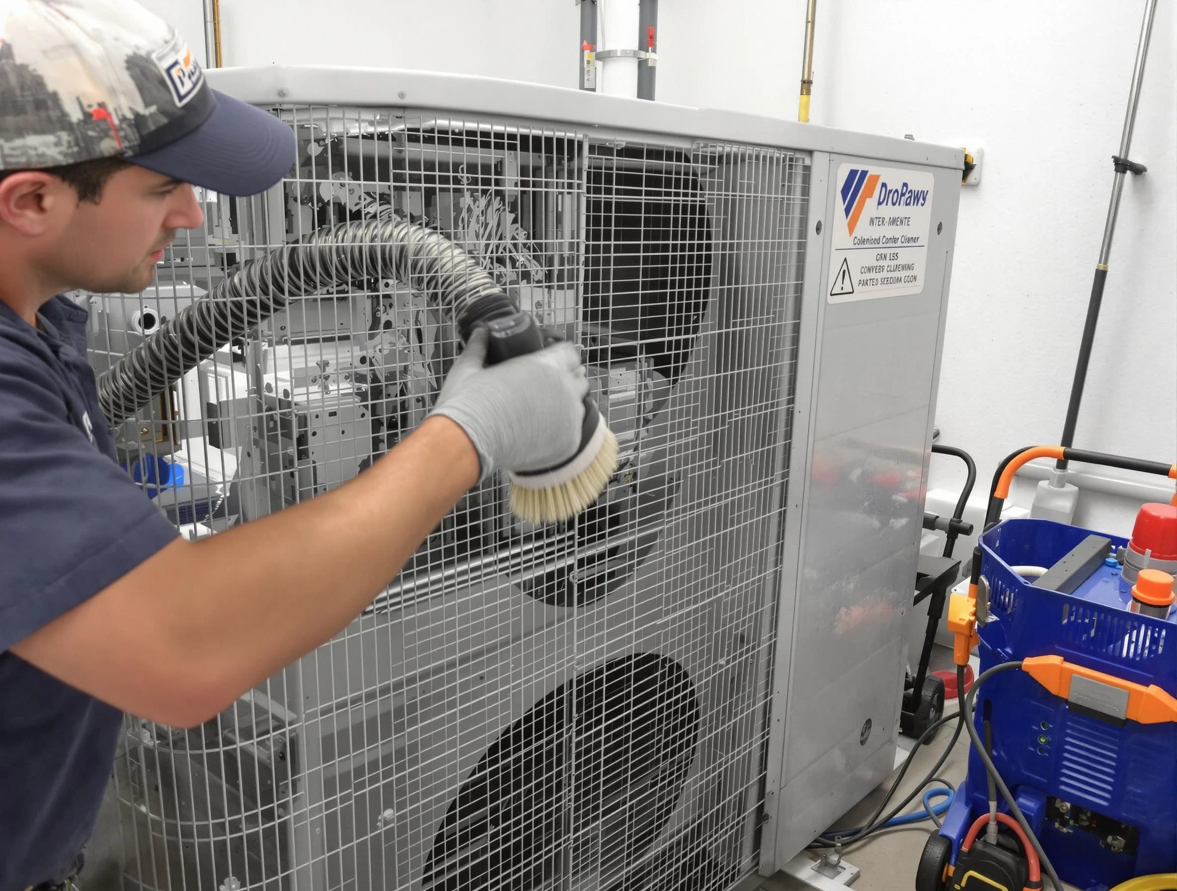 Cherry Creek Air Duct Cleaning specialist performing precision AC coil cleaning for improved system performance in Cherry Creek
