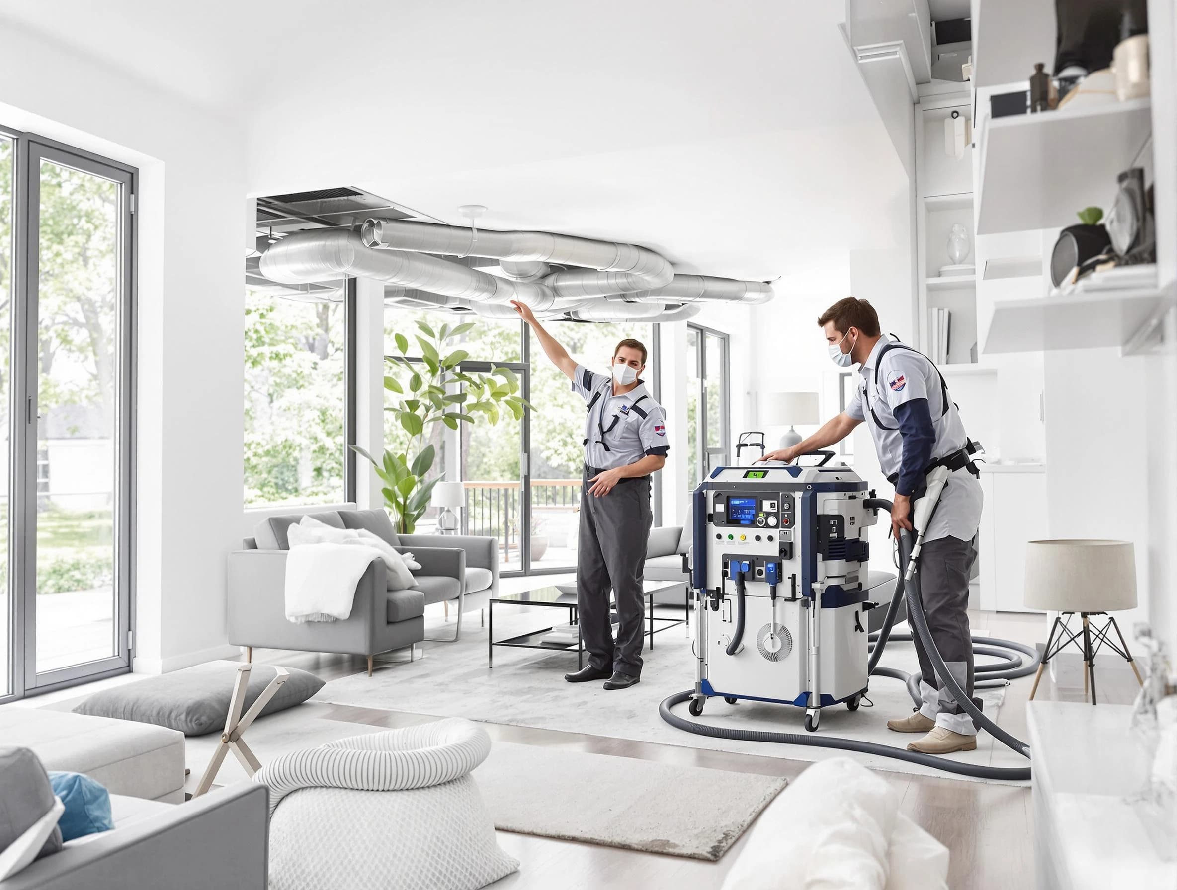 Cherry Creek Air Duct Cleaning professional conducting pure air duct cleaning with state-of-the-art equipment in Cherry Creek