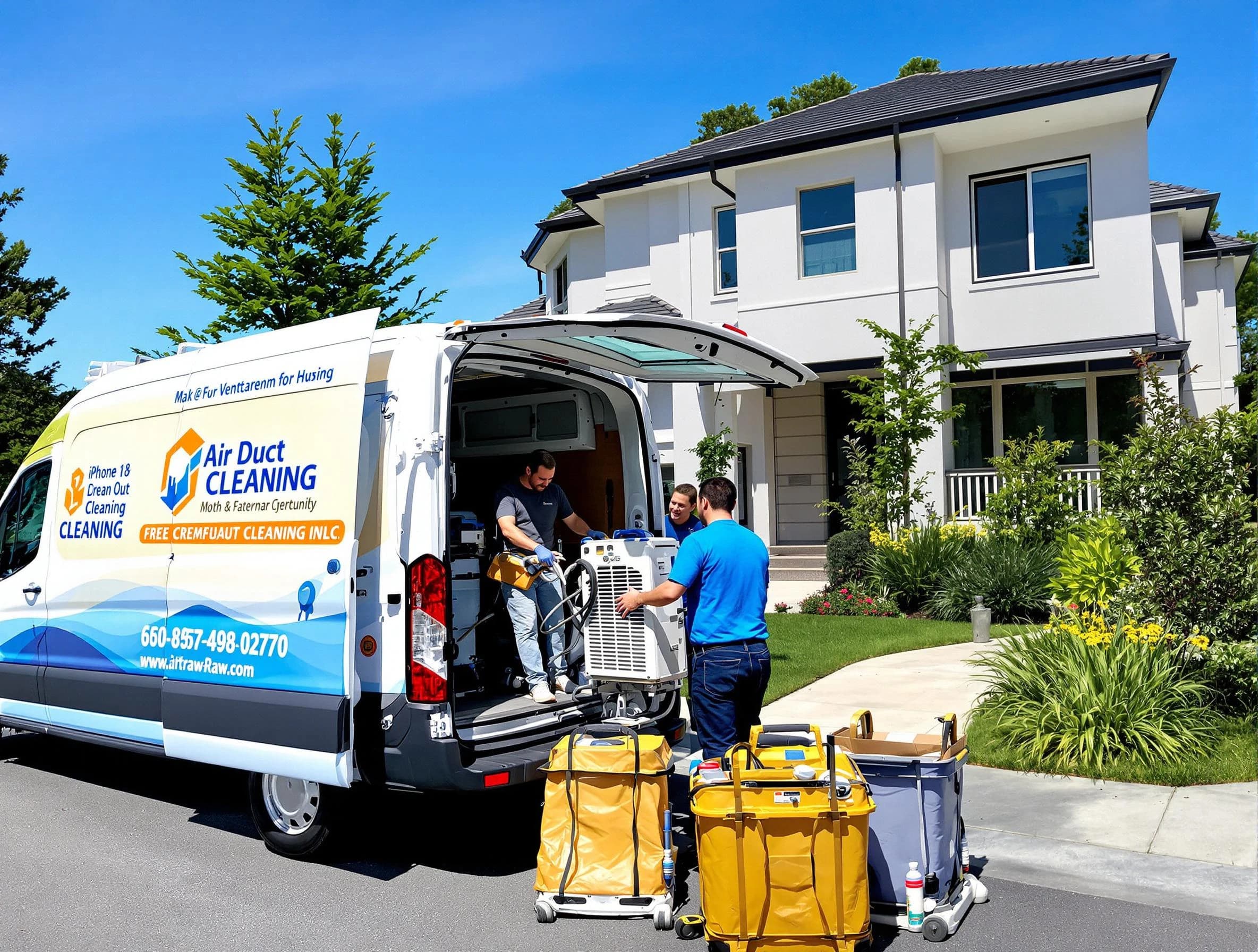 Cherry Creek Air Duct Cleaning technician performing professional air duct cleaning in Cherry Creek