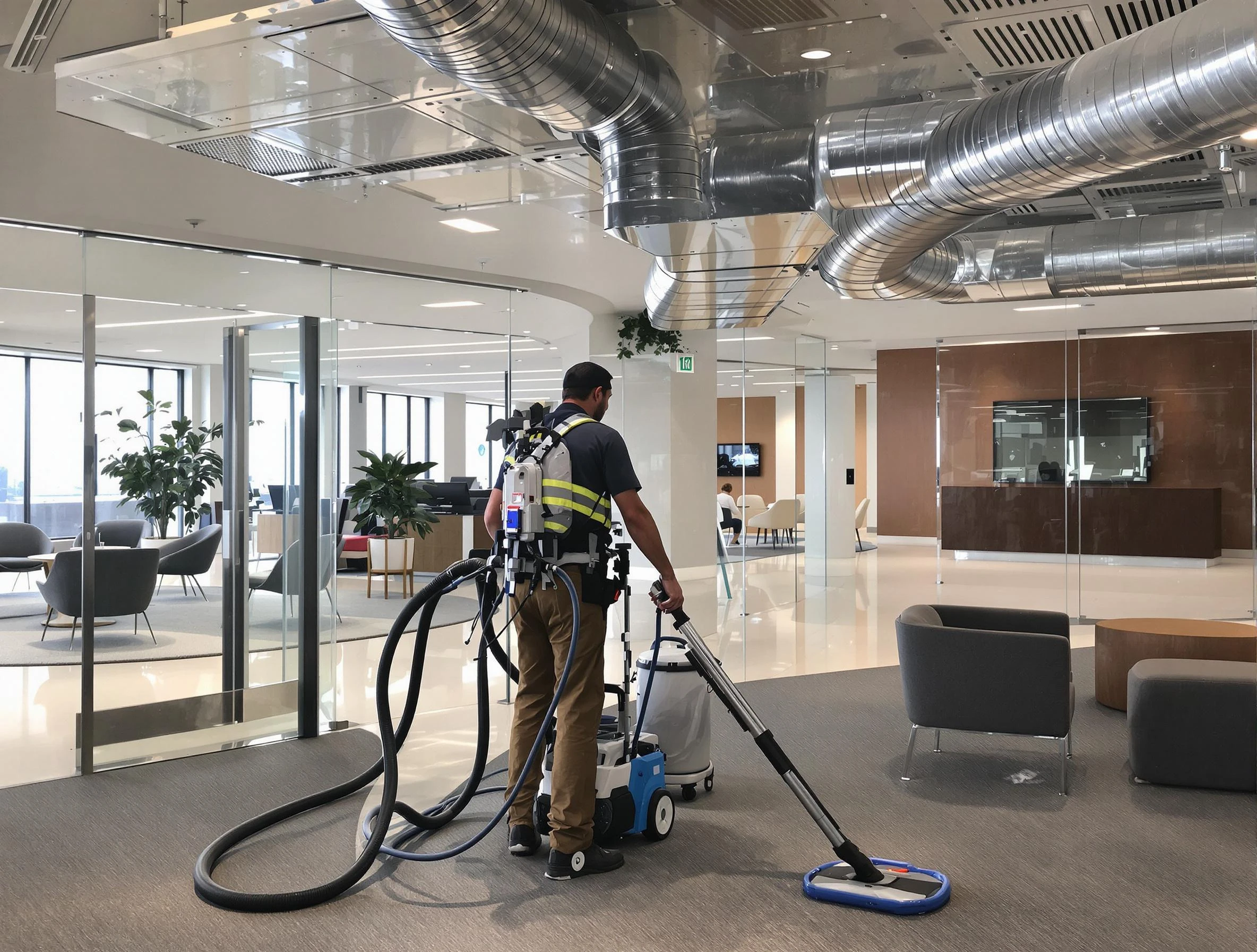 Commercial duct cleaning service by Cherry Creek Air Duct Cleaning in Cherry Creek