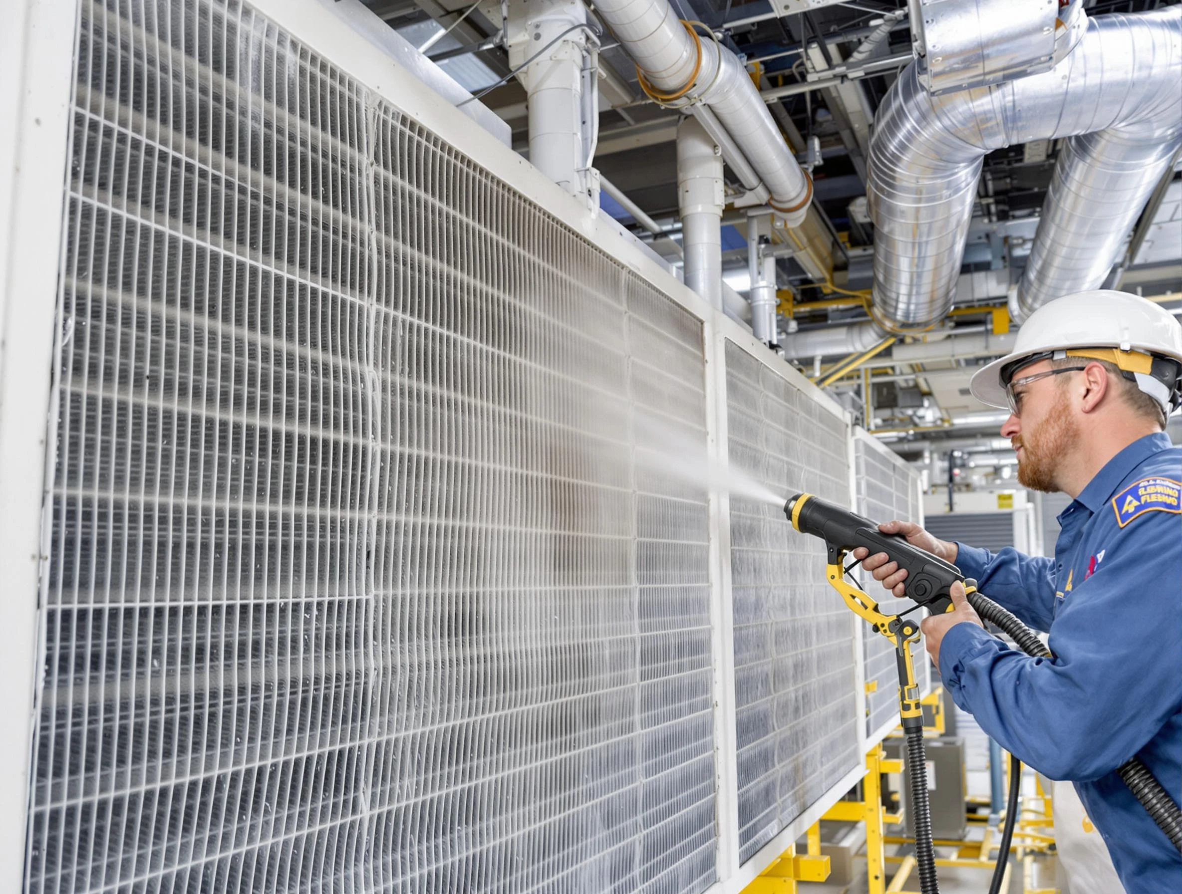 Professional commercial coil cleaning by Cherry Creek Air Duct Cleaning in Cherry Creek